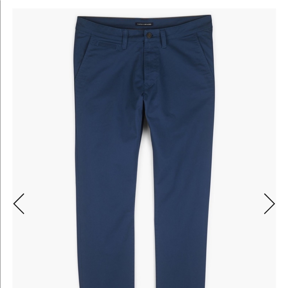 410 Coolmax Stretch Chino Pant NWT blue
